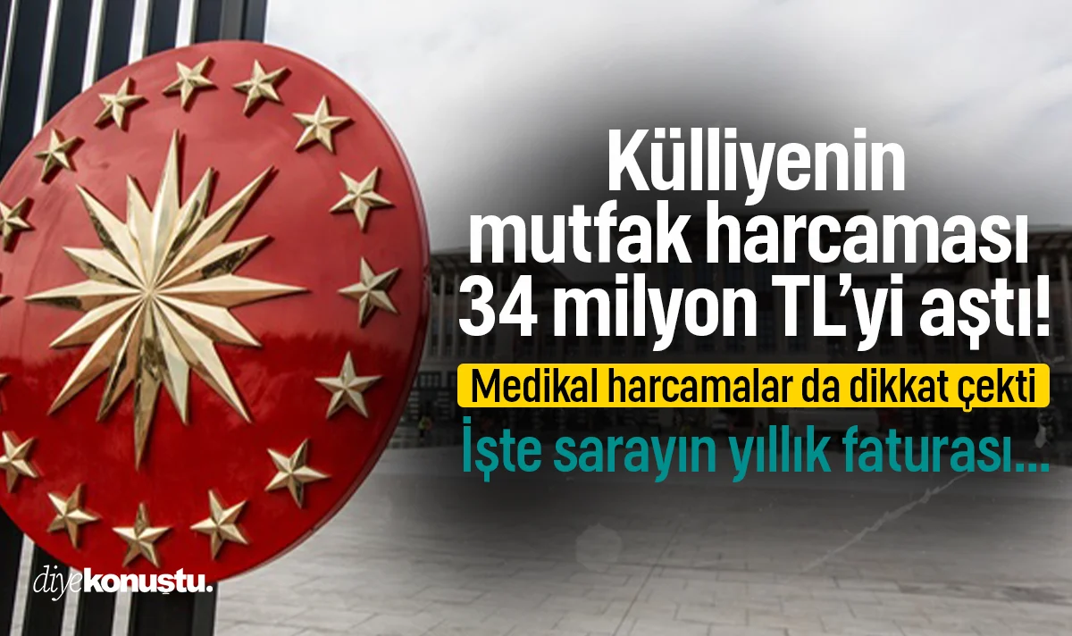 Külliyenin mutfak harcaması 34 milyon TL’yi aştı! İşte faturası...