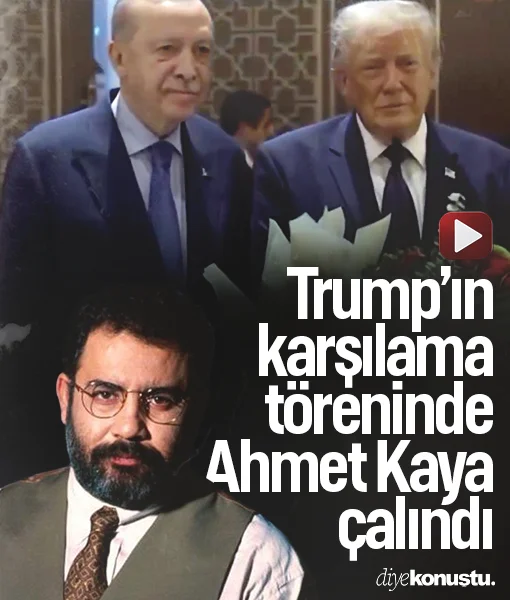 Külliye'ye Ahmet Kaya damgası: Trump’ın resmi karşılama töreninde o parçası çalındı