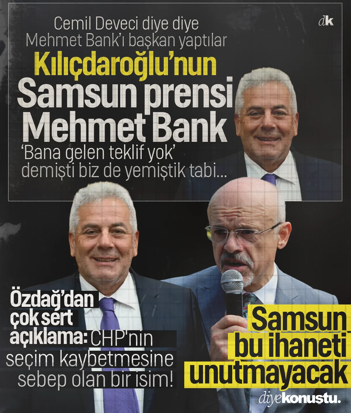 Mehmet Özdağ'dan zehir zemberek sözler: CHP'ye seçim kaybettirdi! Samsun bu ihaneti unutmayacak