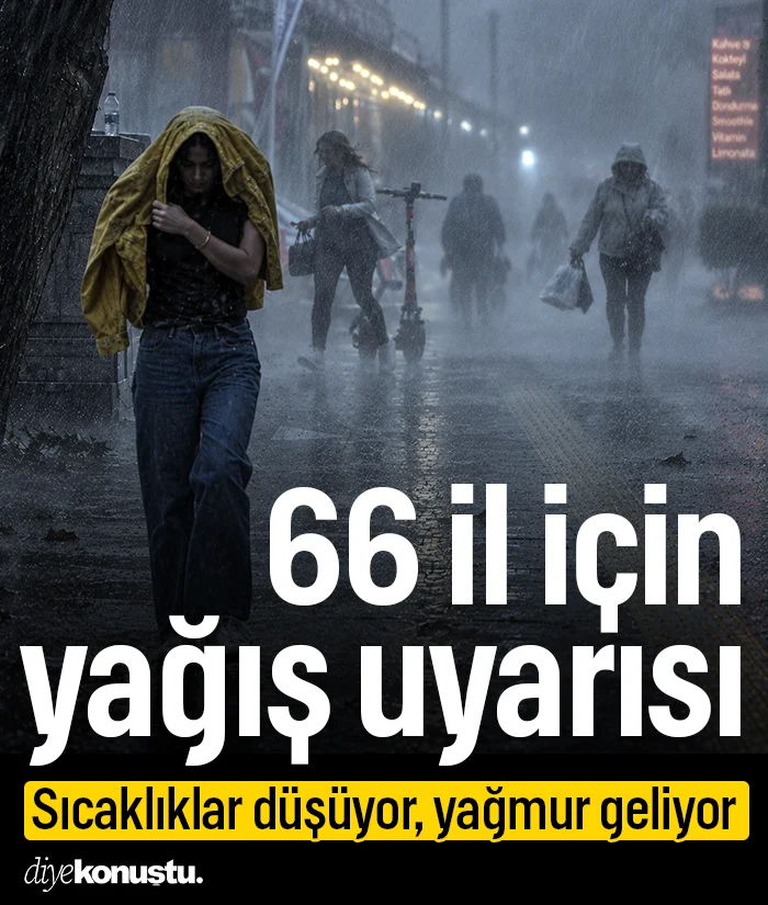 Meteoroloji’den 66 il için yağış uyarısı: Yağmurlar geliyor!