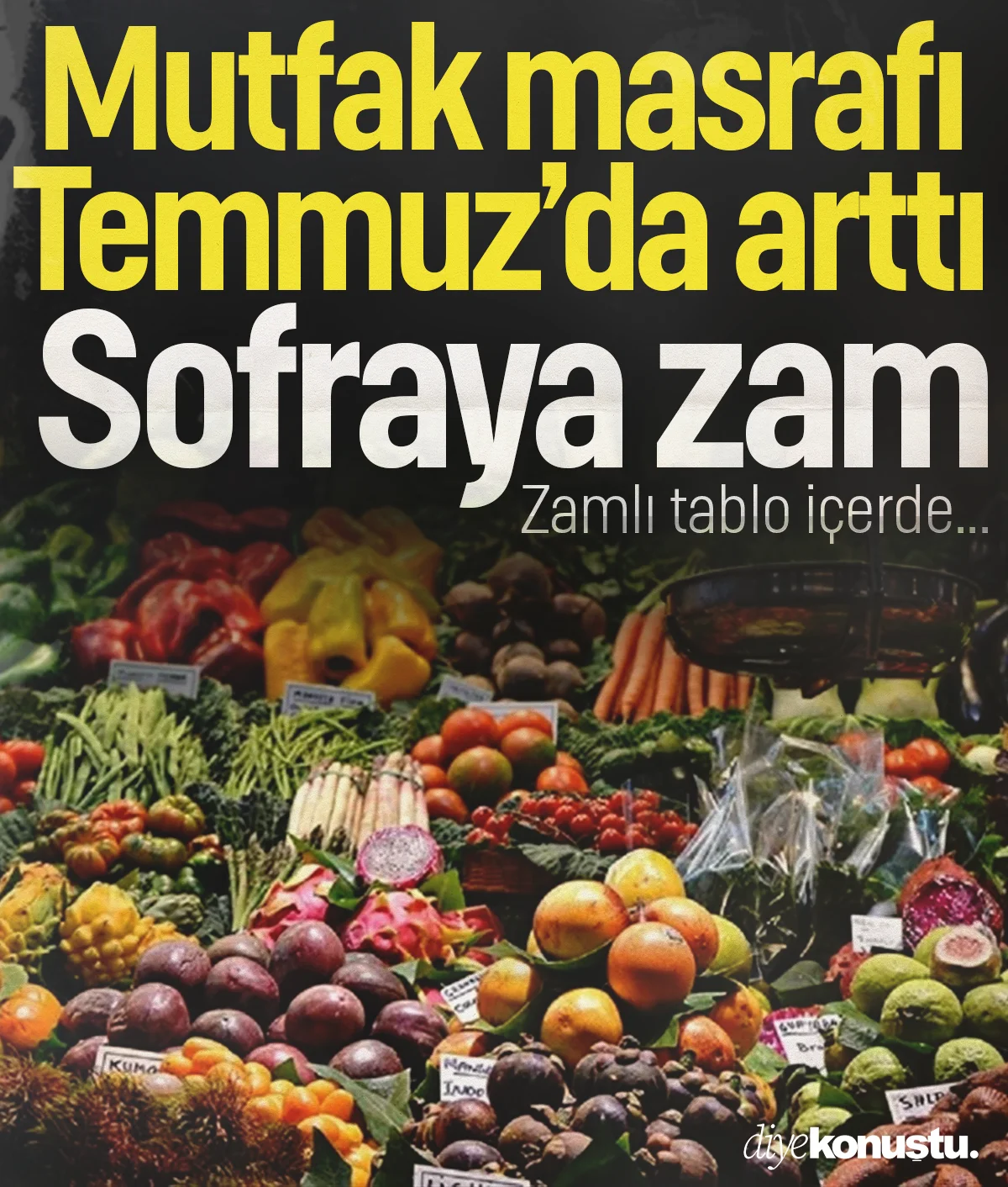 Mutfak masrafı yeniden arttı! Temmuz'da sofraya zam...