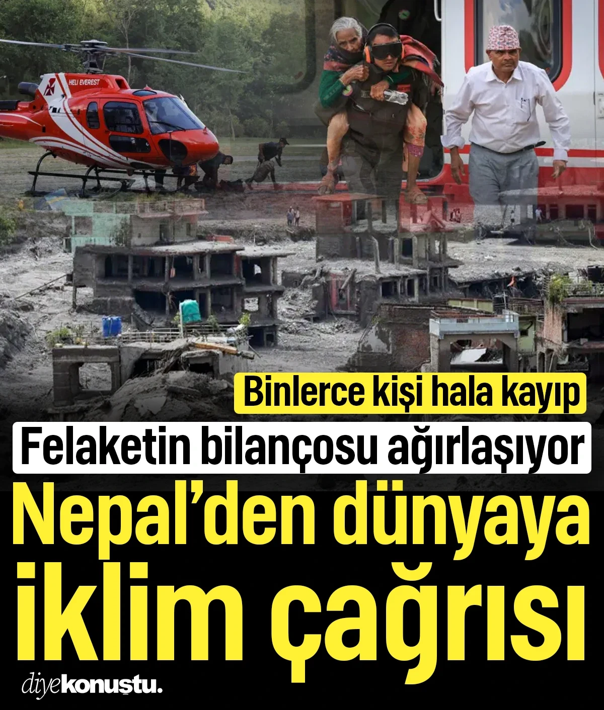 Nepal’den dünyaya iklim çağrısı: Felaketin bilançosu ağırlaşıyor