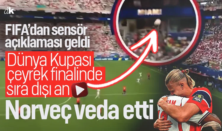 Norveç veda etti! Dünya Kupası çeyrek finalinde sıra dışı an: İşte İngiltere'nin tartışmalı golü
