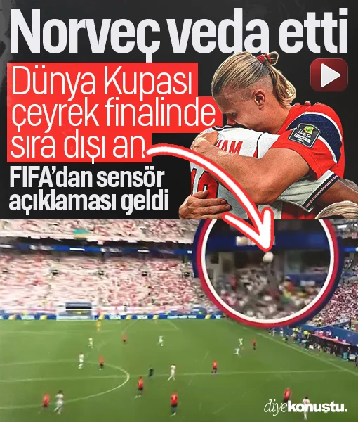 Norveç veda etti! Dünya Kupası çeyrek finalinde sıra dışı an: İşte İngiltere'nin tartışmalı golü