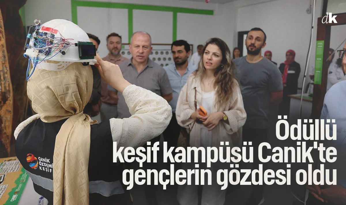 Ödüllü keşif kampüsü Canik'te gençlerin gözdesi oldu