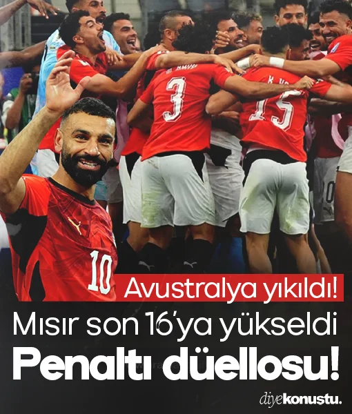 Penaltı düellosu! Mısır son 16'ya yükseldi, Avustralya yıkıldı