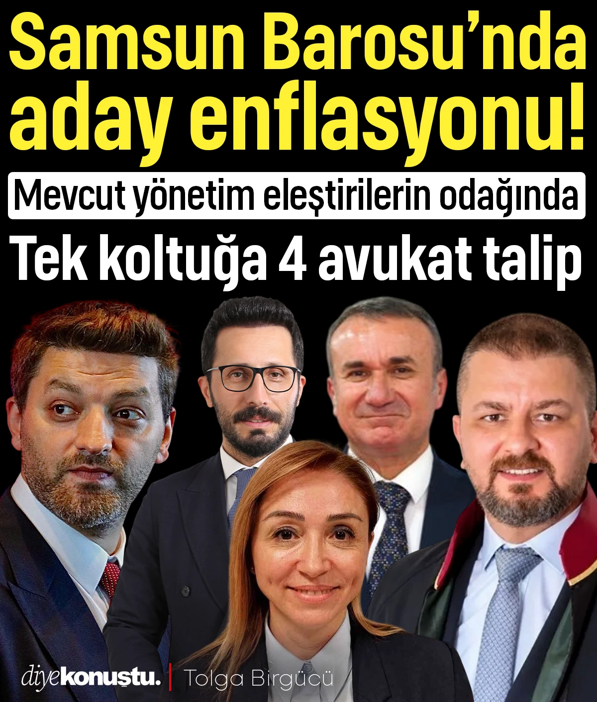 Samsun Barosu'nda aday enflasyonu! Yönetim tartışılıyor, 4 isim koltuğa talip