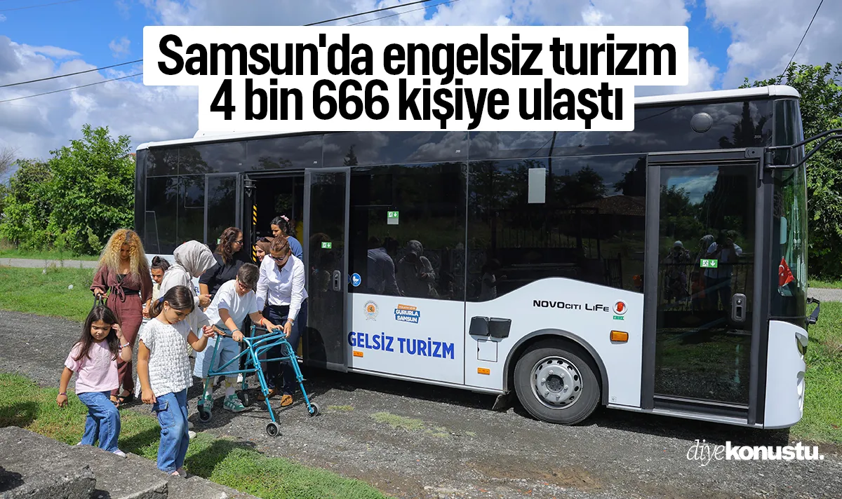 Samsun'da Engelsiz Turizm 4 bin 666 kişiye ulaştı