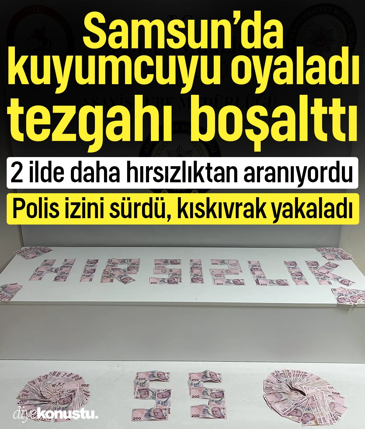 Samsun'da kuyumcuyu oyalayıp tezgahı soydu! 2 ilde daha aranıyordu: Polis izini sürdü, yakaladı