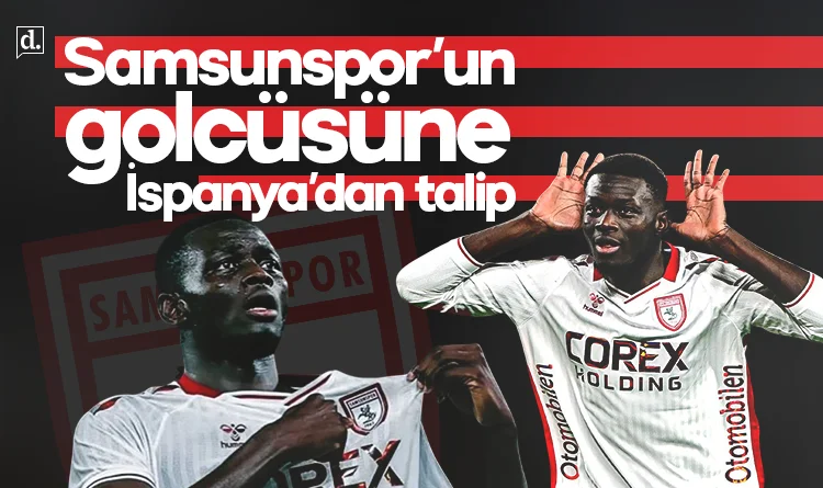Samsunspor’un golcüsüne İspanya’dan talip çıktı