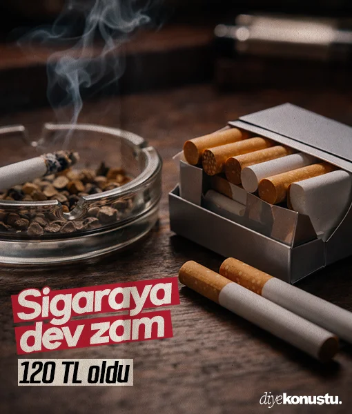 Sigaraya dev zam: 120 TL oldu