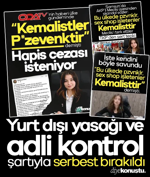 Türkiye OdaTV'den okudu: 'Kemalistler pezevenktir' diyen AKP'li kadın üyeye yurt dışı yasağı ve adli kontrol