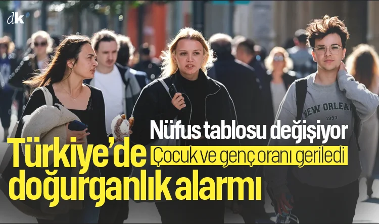 Türkiye’de doğurganlık alarm veriyor! Çocuk ve genç oranı geriledi