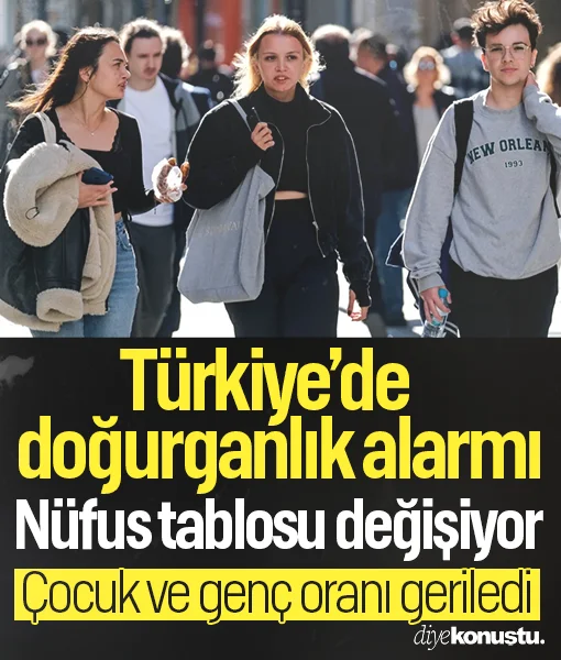 Türkiye’de doğurganlık alarm veriyor! Çocuk ve genç oranı geriledi