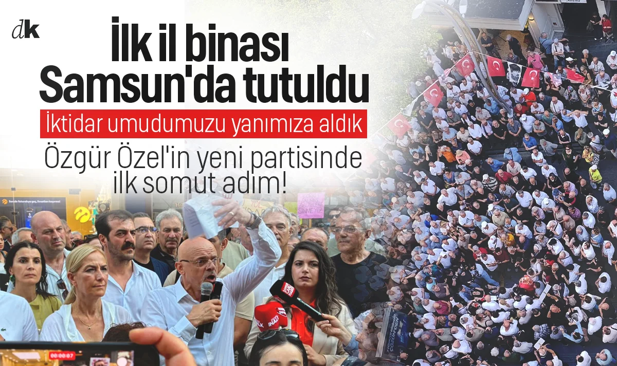 Yeni parti için harekete geçildi! İlk il binası Samsun'da tutuldu