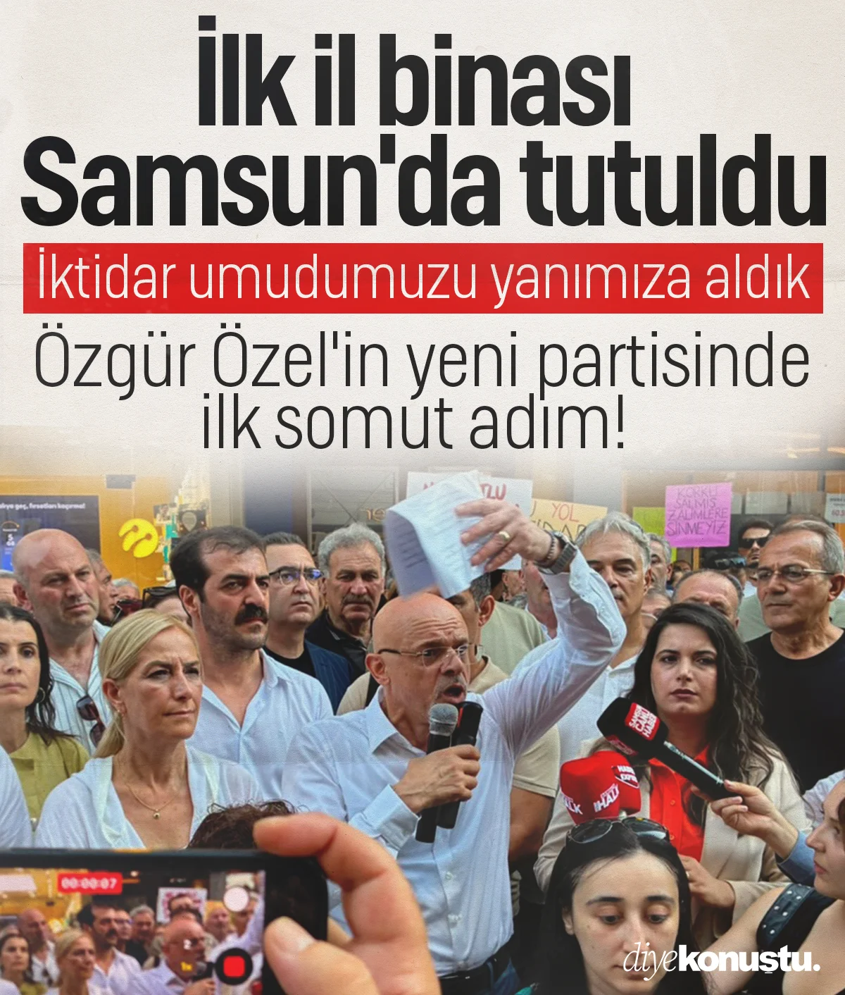 Yeni parti için harekete geçildi! İlk il binası Samsun'da tutuldu