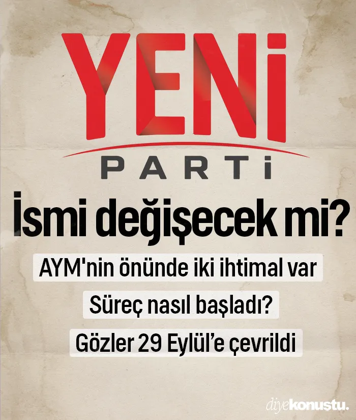 YENİ Parti'nin ismi değişecek mi? Gözler 29 Eylül'e çevrildi