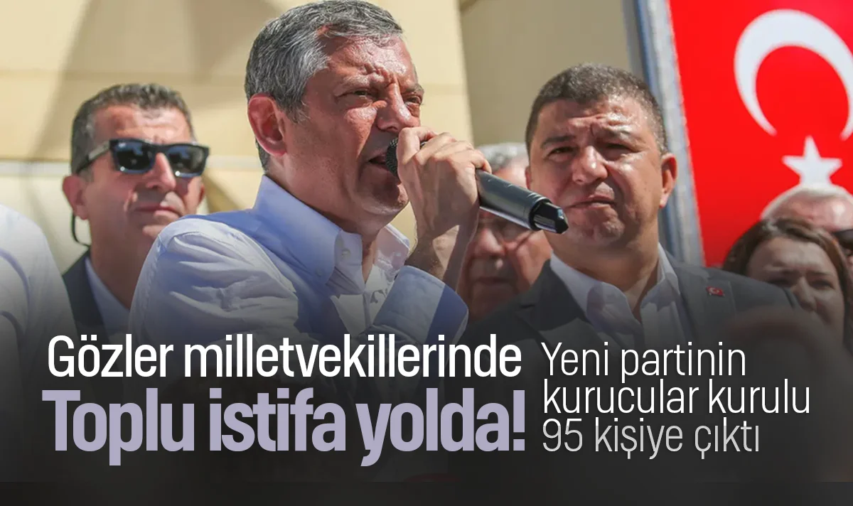 Yeni partinin kurucular kurulu 95 kişiye çıktı! Gözler milletvekillerinde: Toplu istifa yolda