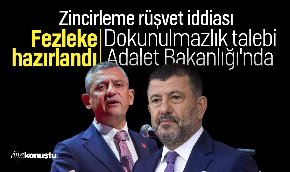 Zincirleme rüşvet iddiası! Özgür Özel ve Veli Ağbaba için dokunulmazlık talebi Adalet Bakanlığı'nda