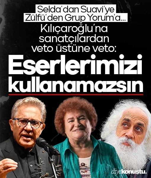 Zülfü Livaneli'den Selda Bağcan'a veto üstüne veto! Sanatçılar Kılıçdaroğlu'na: Eserlerimizi kullanamazsın