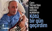 Cem Yılmaz'dan kalp krizi sonrası ilk fotoğraf ve açıklama: Kötü bir gün geçirdim
