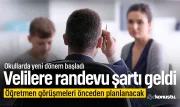 Okullarda yeni dönem başladı: Veliler randevu almadan gidemeyecek