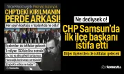 diyekonustu.com gündeme getirmişti: CHP Samsun'da ilçe başkanı istifa etti