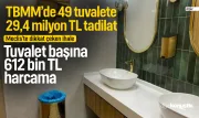 Meclis'te 48 tuvaletin tadilatına 29,4 milyon TL: Tuvalet başına 612 bin TL