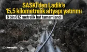SASKİ’den Ladik’e 15,5 kilometrelik altyapı yatırımı: 8 bin 612 metrelik altyapı hattı tamamlandı