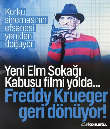 Freddy Krueger geri dönüyor! Korku sinemasının efsanesi yeniden doğuyor: Yeni Elm Sokağı Kabusu filmi yolda