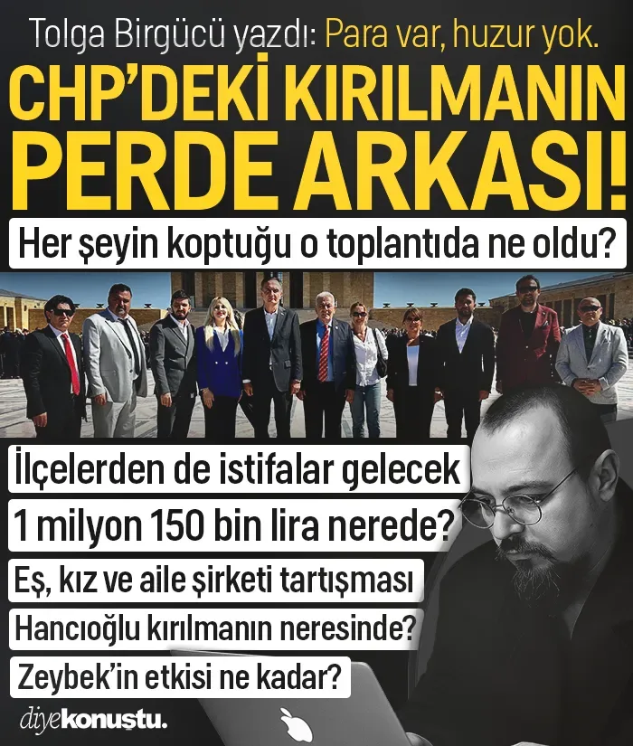 Tolga Birgücü CHP Samsun’daki kırılmanın perde arkasını yazdı: 1 milyon 150 bin lira, aile, ilçeler, her şeyin koptuğu toplantı ve 16 kişilik isyan