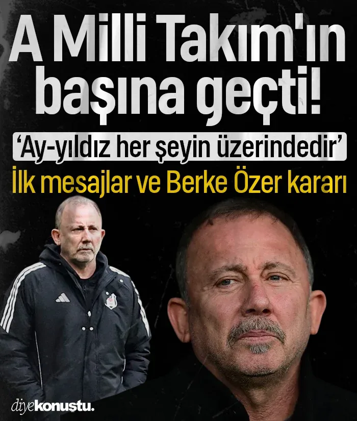 Sergen Yalçın A Milli Takım'ın başına geçti! 4 yıllık anlaşmayı açıkladı, ilk hedefini duyurdu