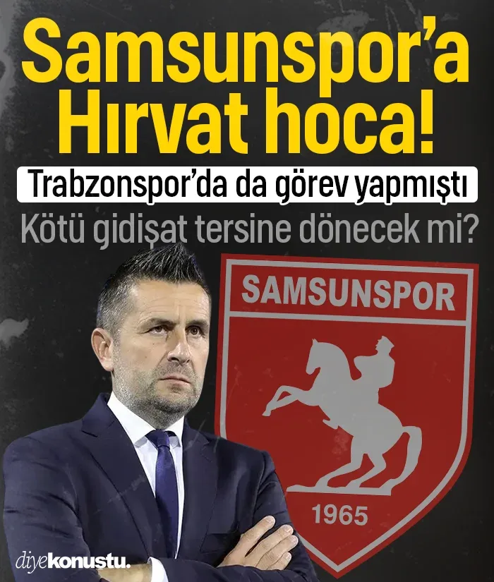 Samsunspor’a Hırvat hoca! Yeni teknik direktörü Nenad Bjelica oldu
