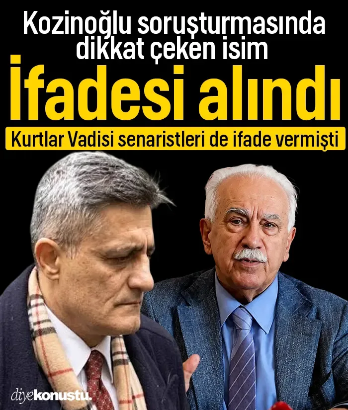 Kozinoğlu soruşturmasında dikkat çeken isim: Doğu Perinçek