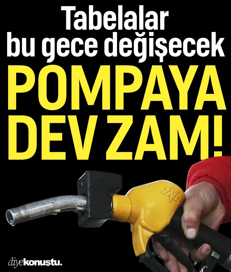 Benzine dev zam geliyor: Tabelalar bu gece değişecek