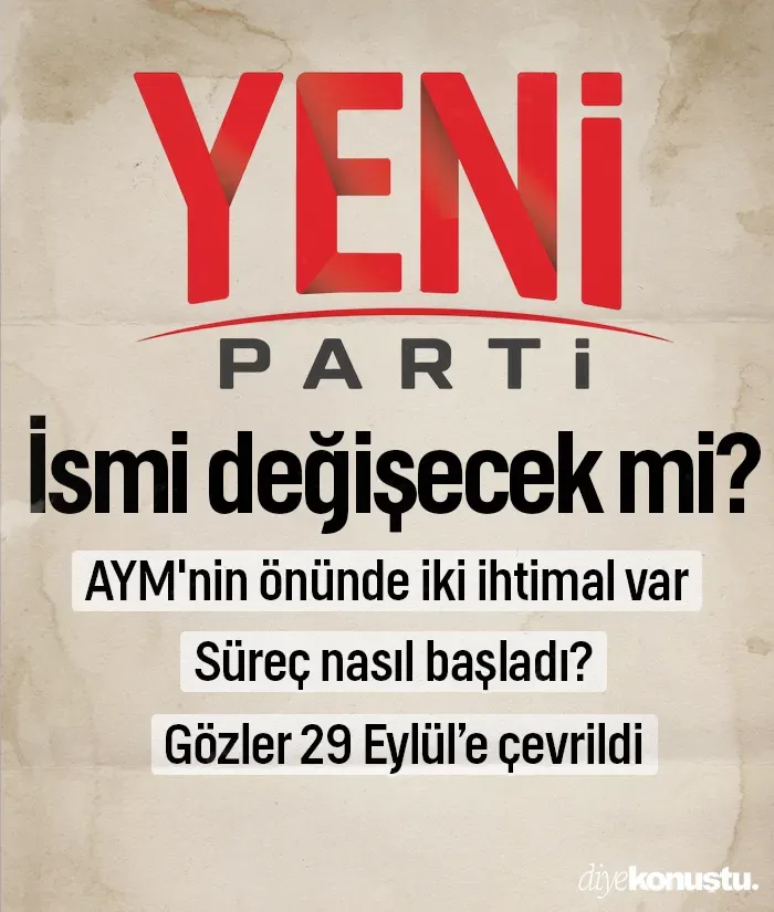 YENİ Parti'nin ismi değişecek mi? Gözler 29 Eylül'e çevrildi