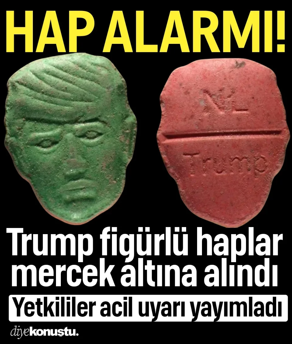 Hap alarm! Trump figürlü haplar mercek altında: Acil uyarı yayımlandı