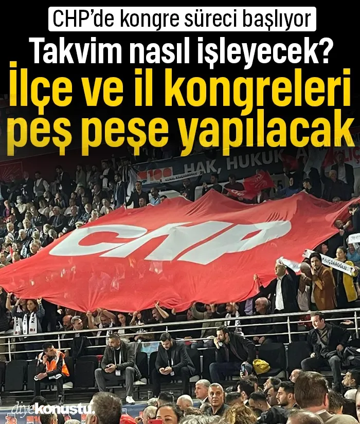 Takvim nasıl işleyecek? CHP’de kongre süreci başlıyor: Mahalle, ilçe ve il kongreleri peş peşe yapılacak
