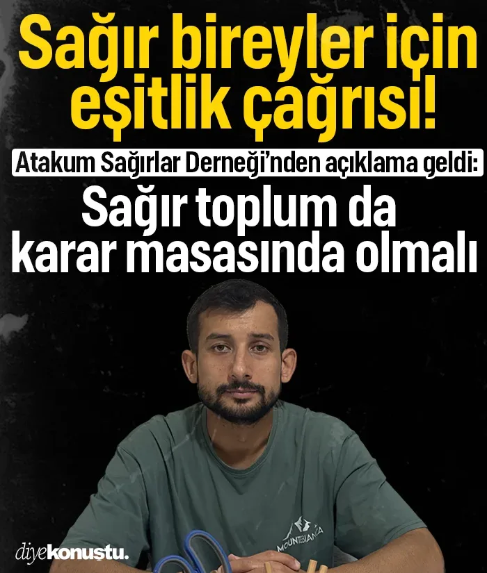 Atakum Sağırlar Derneği’nden katılım çağrısı: Sağır toplum da karar masasında olmalı
