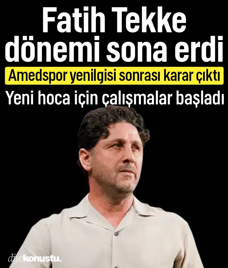Trabzonspor’da Fatih Tekke dönemi sona erdi! Yeni hoca için çalışma başladı