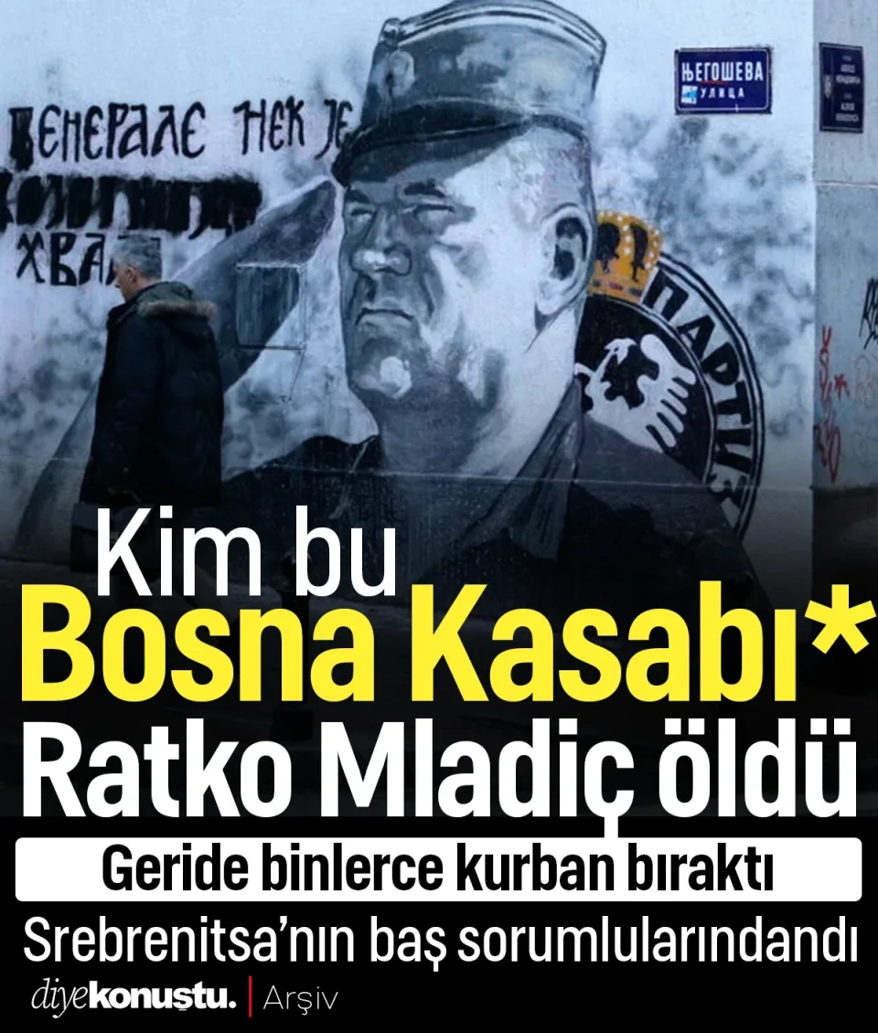 “Bosna Kasabı” öldü: Kim bu Ratko Mladiç? Srebrenitsa ve Saraybosna detayı! Neden bu isimle anılıyordu?