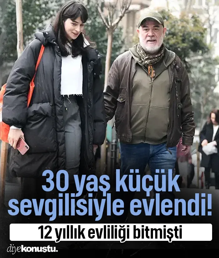 30 yaş küçük sevgilisiyle evlendi! 12 yıllık evliliği bitmişti