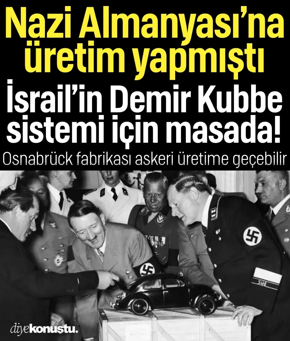 Nazi Almanyası için üretim yapmıştı: Volkswagen şimdi İsrail’in Demir Kubbe sistemi için masada