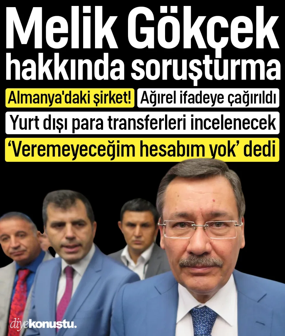 Melih Gökçek hakkında soruşturma! Savcılık düğmeye bastı, yurt dışı para transferi...