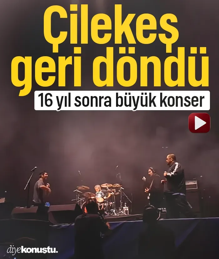 Çilekeş 16 yıl sonra sahneye döndü! KüçükÇiftlik Park’ta nostalji gecesi