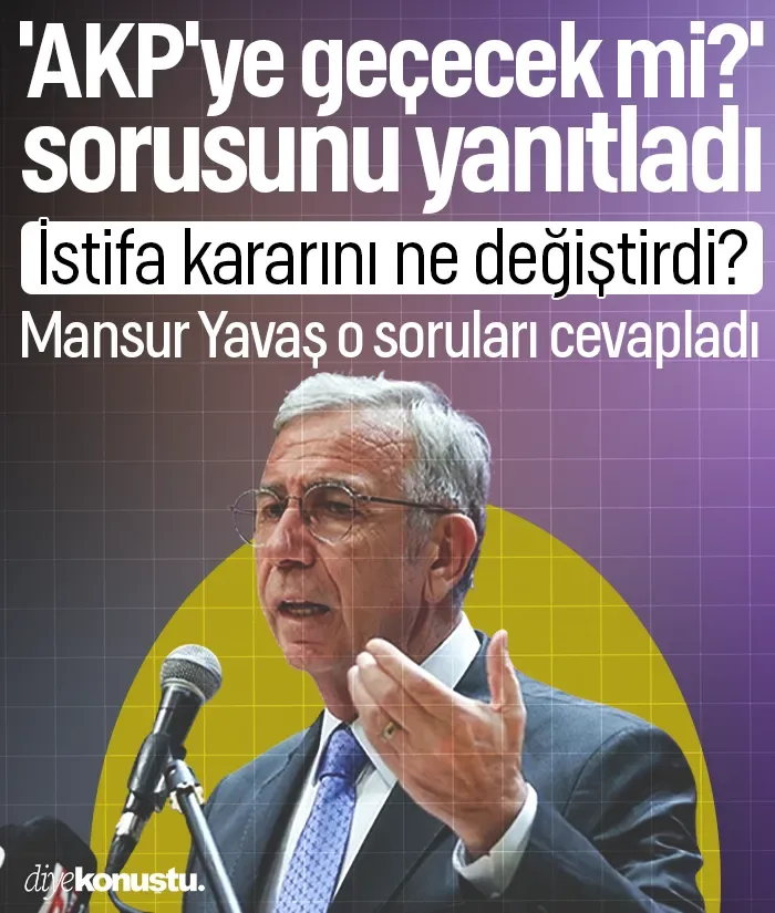 'AKP'ye geçecek mi?' Mansur Yavaş'tan dikkat çeken yanıt