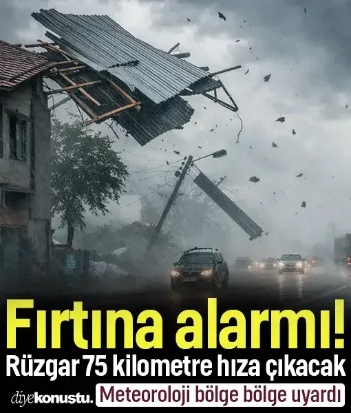 Fırtına için saat verildi! Meteoroloji peş peşe uyardı: Rüzgar 75 kilometre hıza çıkacak