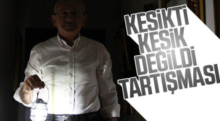 Kılıçdaroğlu’nun elektrik kesintisi tartışması sürüyor