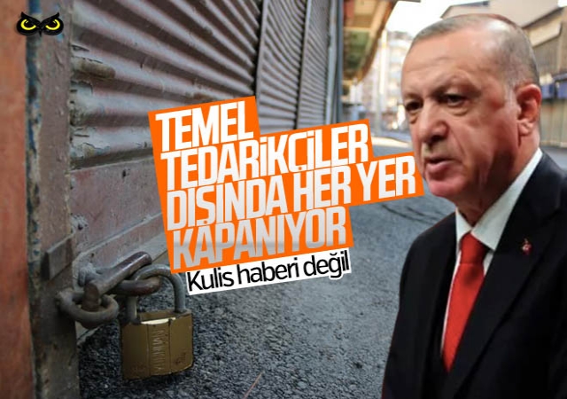 Türkiye için 29 Nisan-17 Mayıs arası tam kapanma kararı