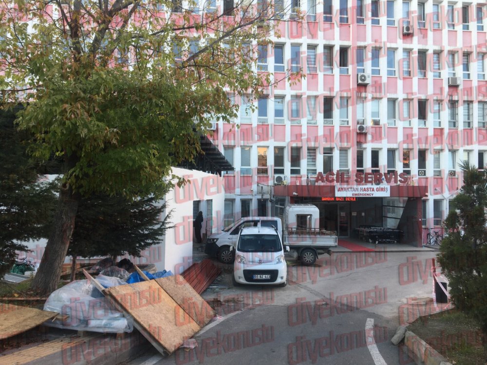 Gazi Devlet Hastanesi doldu: Hastane dışına koronavirüs binası yapılıyor